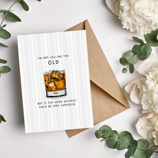ウイスキー大人誕生日カード シーズンカード