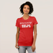 ウイスキー女子救済戦車のトップ Tシャツ (正面フル)