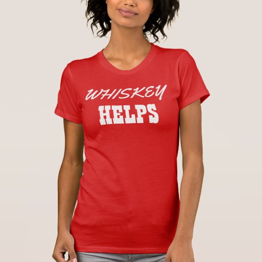 ウイスキー女子救済戦車のトップ Tシャツ (正面)