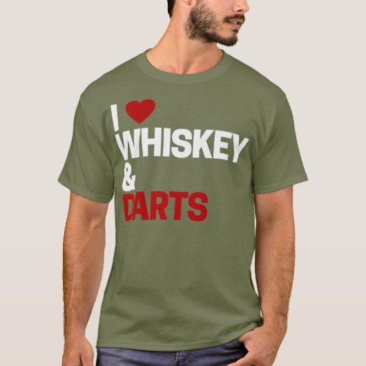 ウイスキー好き男性へのウイスキーの贈り物 Tシャツ (正面)