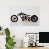 ウイスキー川プリント ポスター (ホームオフィス)