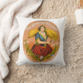 ウイスキー広告のレーベル、1860年頃。 クッション (ブランケット)