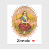 ウイスキー広告のレーベル、1860年頃。 シール (シート)