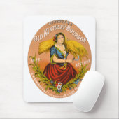 ウイスキー広告のレーベル、1860年頃。 マウスパッド (マウス)