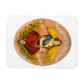 ウイスキー広告のレーベル、1860年頃。 マグネット (横)