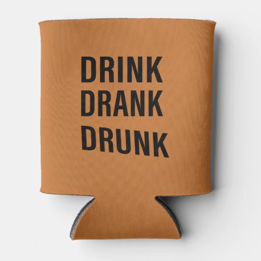 ウイスキー引用文おもしろいアルコールことわざ 缶クーラー (正面)