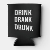 ウイスキー引用文おもしろいアルコールことわざ 缶クーラー (正面)