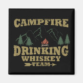 ウイスキー引用文おもしろいキャンパーことわざ マグネット (正面)