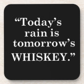 ウイスキー引用文おもしろい飲みことわざ コースター (正面)