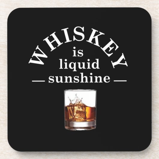 ウイスキー引用文おもしろい飲みことわざ コースター (正面)
