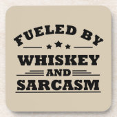 ウイスキー引用文おもしろい飲み酒ことわざ コースター (正面)