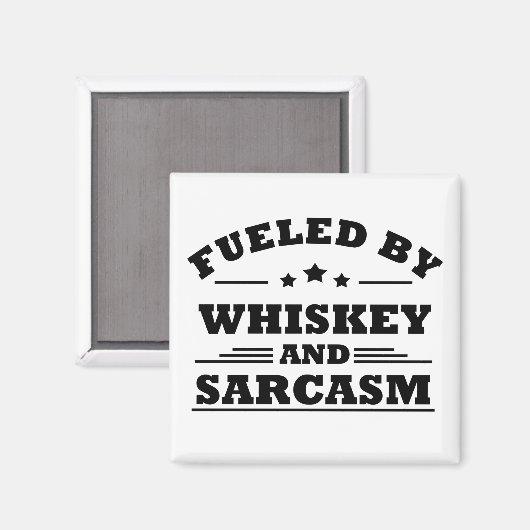 ウイスキー引用文おもしろい飲み酒ことわざ マグネット (正面/裏面)