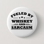 ウイスキー引用文おもしろい飲み酒ことわざ 缶バッジ (正面)