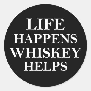 ウイスキー救済おもしろいアルコールことわざ ラウンドシール