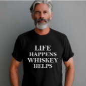 ウイスキー救済おもしろいアルコールことわざ Tシャツ