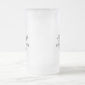 ウイスキー素晴らしモノグラムとエスト年のような年齢のヴィンテージ フロストグラスビールジョッキ (中央)