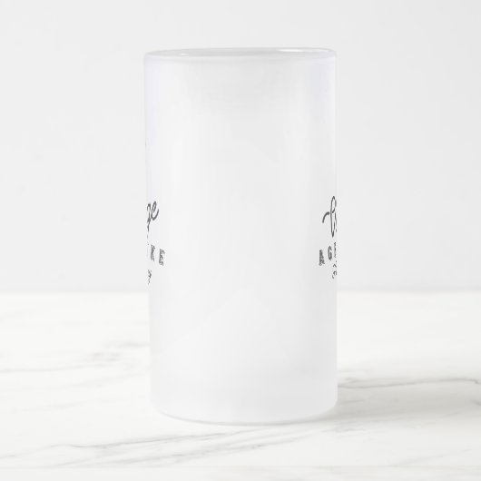 ウイスキー素晴らしモノグラムとエスト年のような年齢のヴィンテージ フロストグラスビールジョッキ (中央)