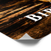 ウイスキー素朴誕生日パーティーへようこそ ポスター (角)