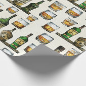 ウイスキー素朴 ラッピングペーパー (角)