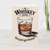 ウイスキー誕生日カード誕生日カードパパ カード (正面)