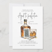 ウイスキー誕生日招待状メンズゲームナイト 招待状 (正面)