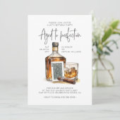 ウイスキー誕生日、葉巻バー、トランプのポーカーナイト 招待状 (スタンド正面)