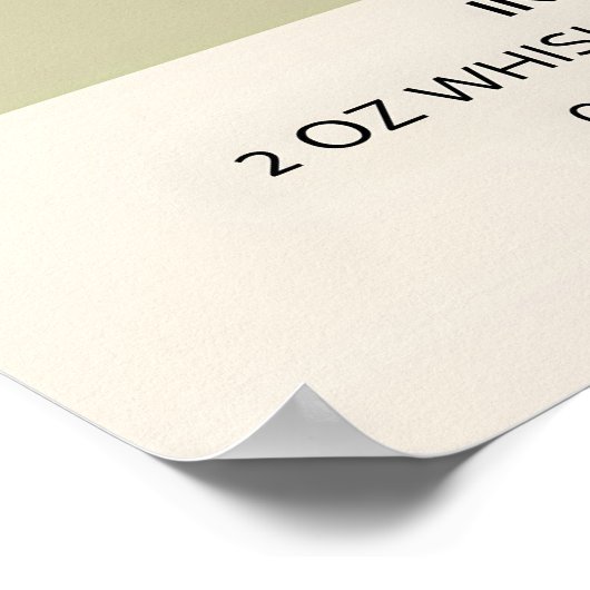 ウイスキー酸 ポスター (角)