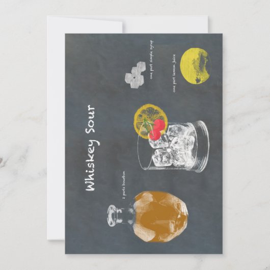 ウイスキー酸 招待状 (正面)