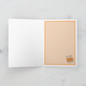 ウイスキー&アイスパパ誕生日グリーティングカード カード (内部)