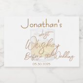 ウイスキー・ウェディング・バチェラー リキュールボトルラベル (シングルラベル)