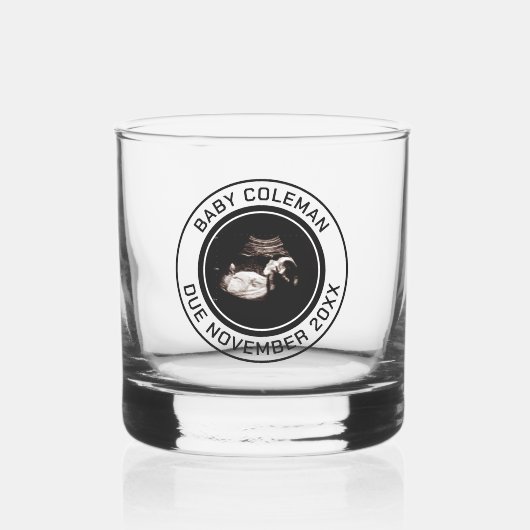 ウイスキー・グラス妊娠の発表 ウイスキーグラス (正面)
