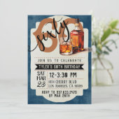 ウイスキー&シガー60誕生日 招待状 (スタンド正面)