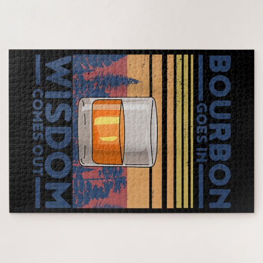 ウイスキー・バーボンが知恵を出す来こと ジグソーパズル (横)