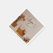 ウイスキー | ボホの花 | 美的カクテル スタンダードカクテルナプキン (角)