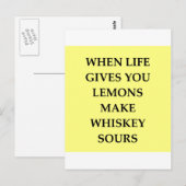 ウイスキー ポストカード (正面/裏面)