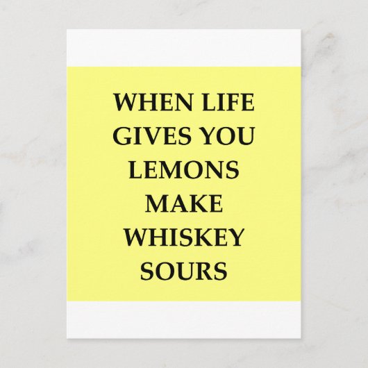 ウイスキー ポストカード (正面)