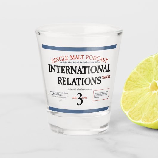 ウイスキー&IR理論ショットグラス「ブルーラベル」 ショットグラス (正面)