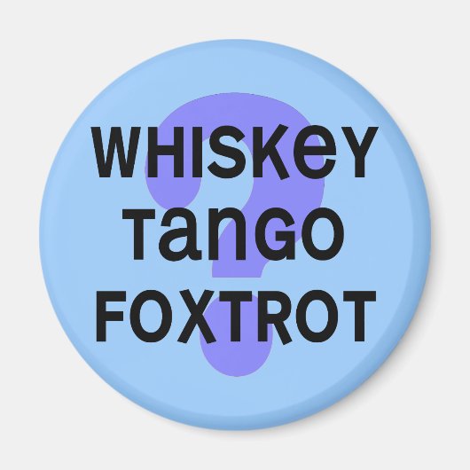 ウイスキー_tango_foxtrot マグネット (正面)