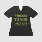 ウイスキーTANGO FOXTROT WTF オーナメント (裏面)