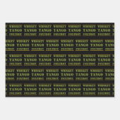 ウイスキーTANGO FOXTROT WTF ラッピングペーパーシート (正面)