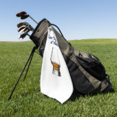 ウイスキ買ーのゴルフタオルを一周する ゴルフタオル (グリーン)