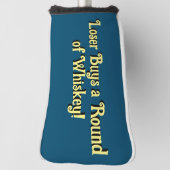 ウイスキ買ーのゴルフヘッドカバーのラウンドを失う ゴルフヘッドカバー (回転90)