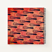 ウイスクギターロックンロールパーソナライズされたレシピ ノートブック (裏面)