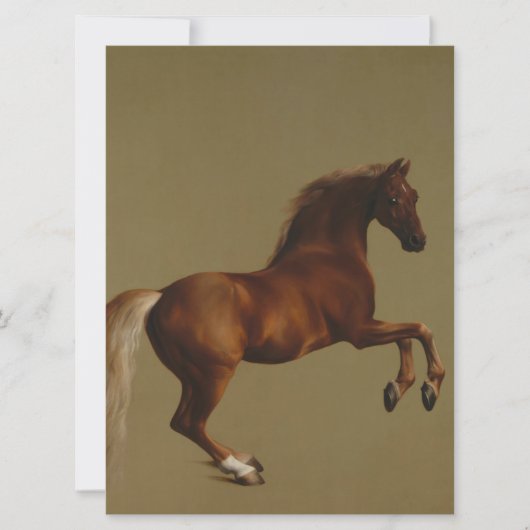 ウイスジャケットthe Horse (by George Stubbs) カード (正面)
