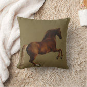 ウイスジャケットthe Horse (by George Stubbs) クッション (ブランケット)