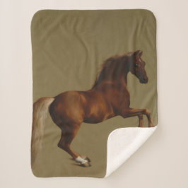 ウイスジャケットthe Horse (by George Stubbs) シェルパブランケット