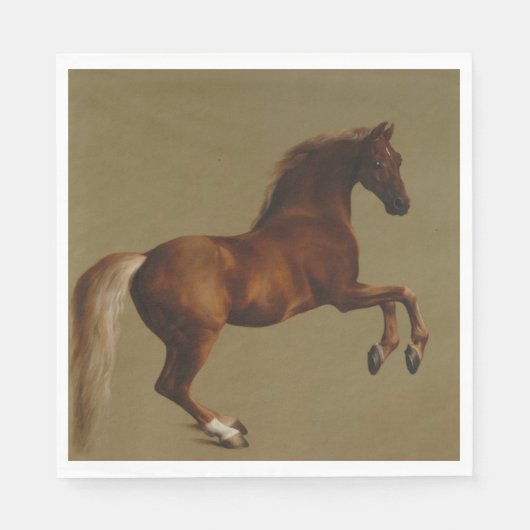 ウイスジャケットthe Horse (by George Stubbs) スタンダードランチョンナプキン (正面)