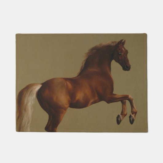 ウイスジャケットthe Horse (by George Stubbs) ドアマット (正面)