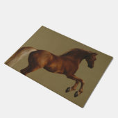 ウイスジャケットthe Horse (by George Stubbs) ドアマット (アングル)