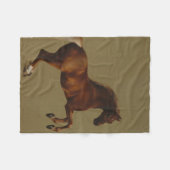ウイスジャケットthe Horse (by George Stubbs) フリースブランケット (正面(横))